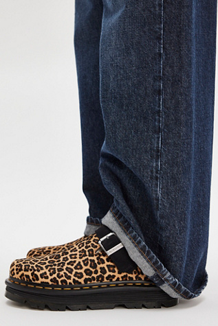 Dr. Martens Zebzag Mules At Free People In Leopard, Size: US 6