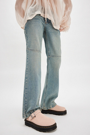 Dr. Martens Zebzag Mules at Free People in Pink, Size: US 6