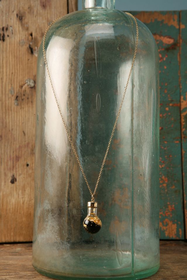 Gold Dust Bottle Necklace #2