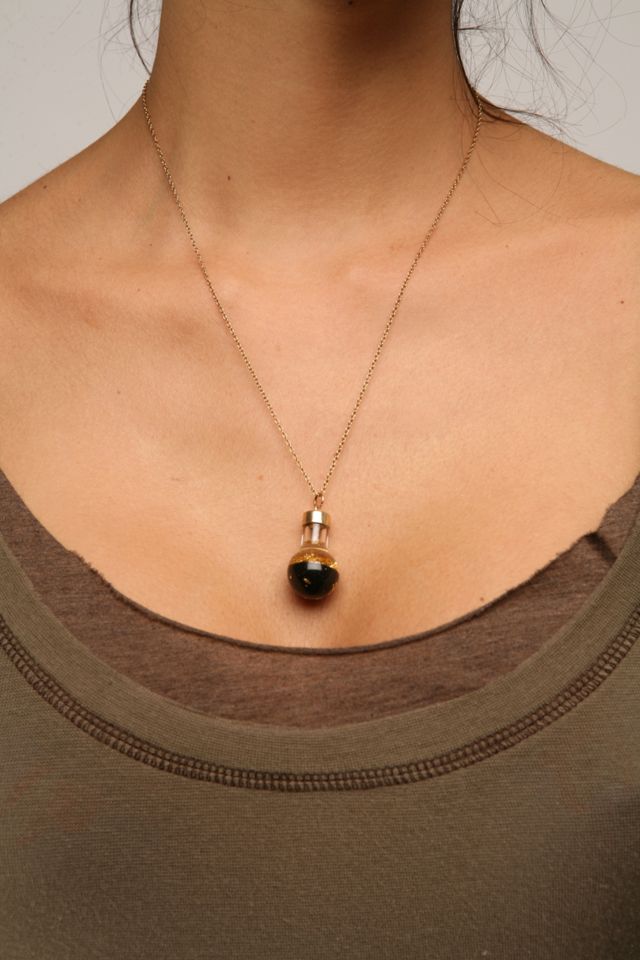 Gold Dust Bottle Necklace #3
