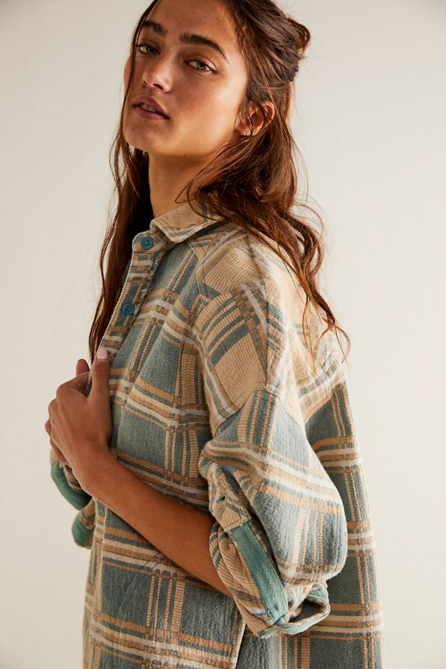 We The Free Arizona Sky Jacquard Plaid Shirt