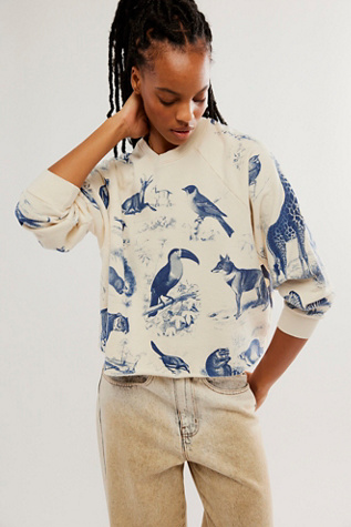MOTHER The Boost Crop Cutoff Sweatshirt | Free People
