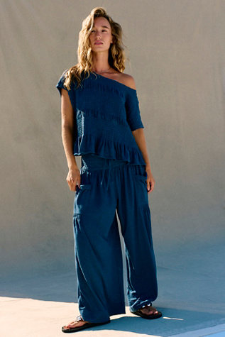 Riley Co-Ord by free-est at Free People in Majolica Blue, Size: Small