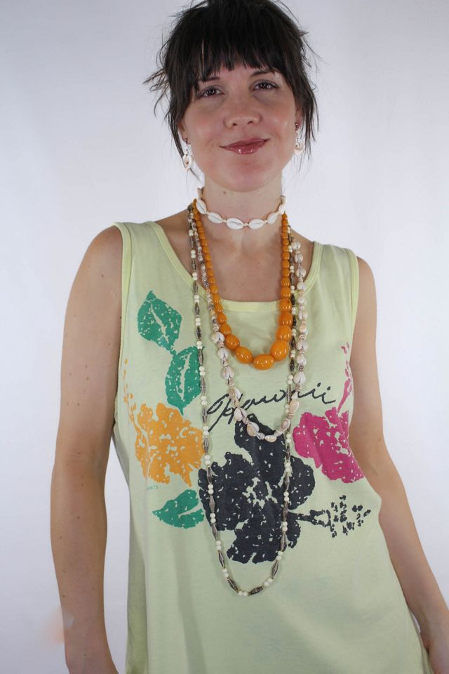 Vintage Hawaii Hibiscus Beach Tank Dress Selected By Moons + Junes Vintage #1