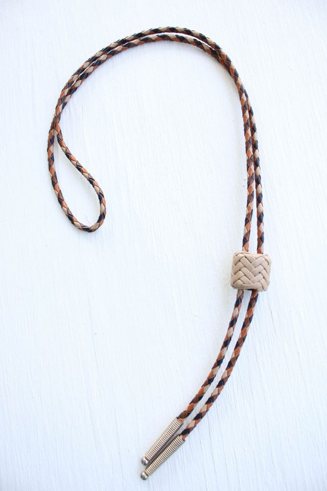 1980s Western Artisan Bolo Tie Selected By Moons + Junes Vintage #1