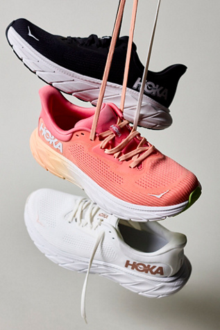 HOKA Arahi 7 Sneakers at FP Movement, Black/White, US 7