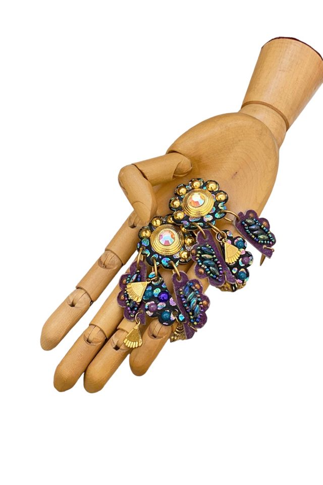1980s Vintage Art-To-Wear Clip On Earrings Selected by BusyLady Baca & The Goods #2