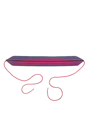 1980s Vintage Woven Tapestry Tie Belt Selected by BusyLady Baca & The Goods
