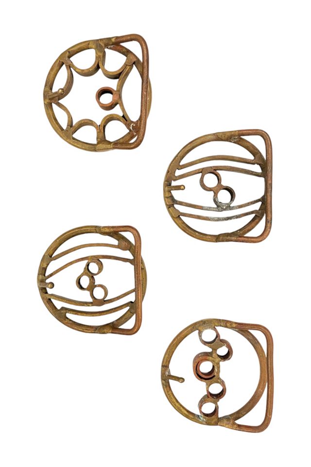 1970s Geometrical Brass Belt Buckles Selected by BusyLady Baca & The Goods #3