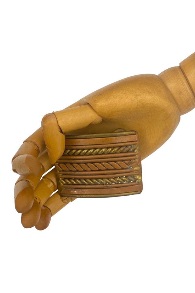 1970s Vintage Triple Braid Brass Belt Buckle Selected by BusyLady Baca & The Goods #3