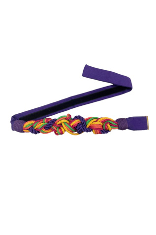 1980s Vintage Rainbow Braided Statement Belt Selected by BusyLady Baca & The Goods