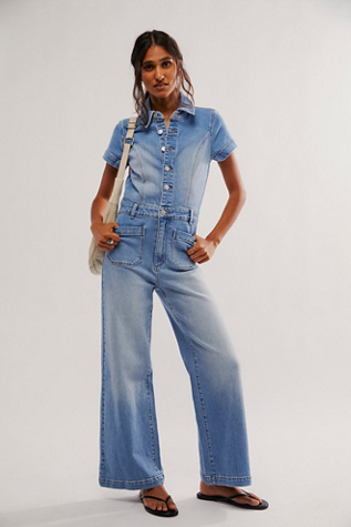 Rolla's Sailor Jumpsuit at Free People in Ranch, Size: Large