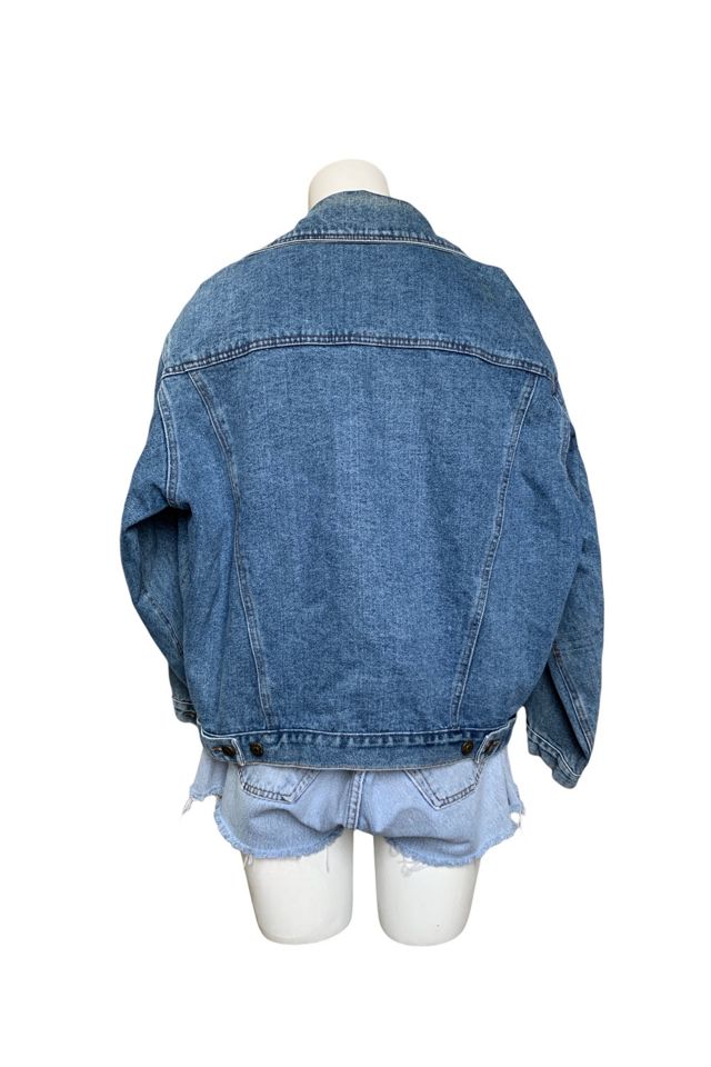 Vintage 1980s Bugle Boy Distressed Denim Jacket Selected by