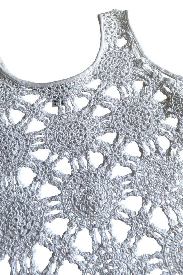 Vintage 1980s Long Crochet Tank Selected by SharpLilTeeth #2