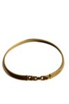Vintage 1980s Minimalist Gold Necklace Selected by SharpLilTeeth