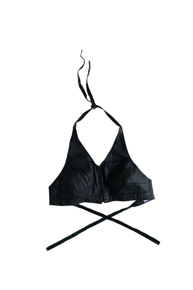 Free People Front Strap Triangle Bra Carbon X Small