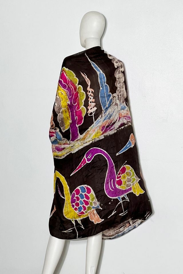 Silk Batic Printed Scarves