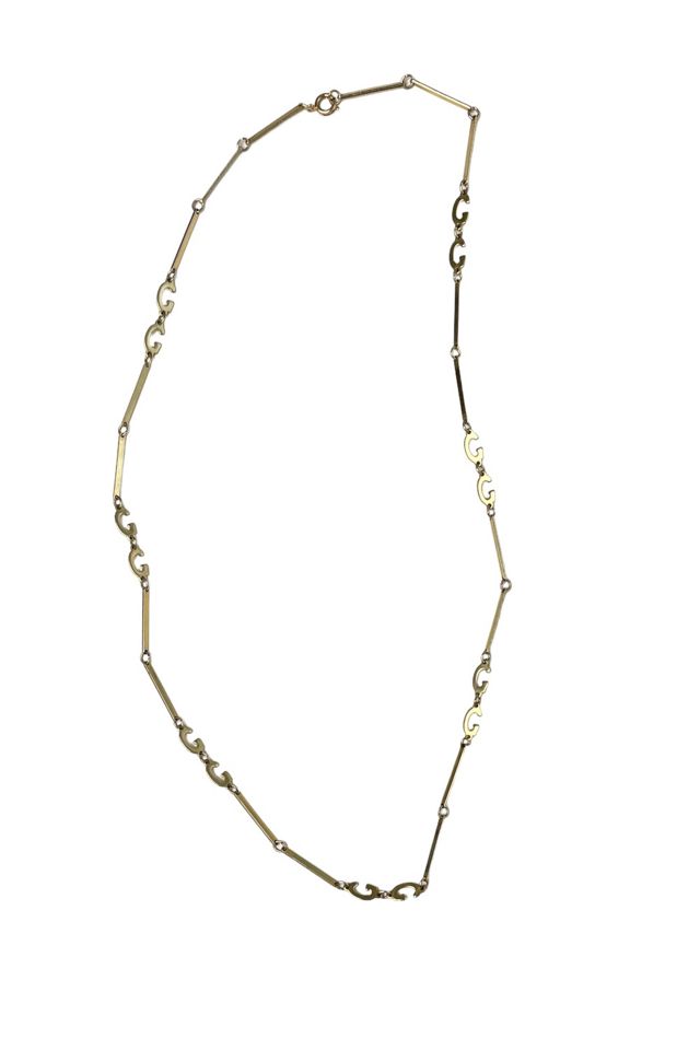 Vintage Gold Tone Letter "G" Chain Selected By Ankh By Racquel #1