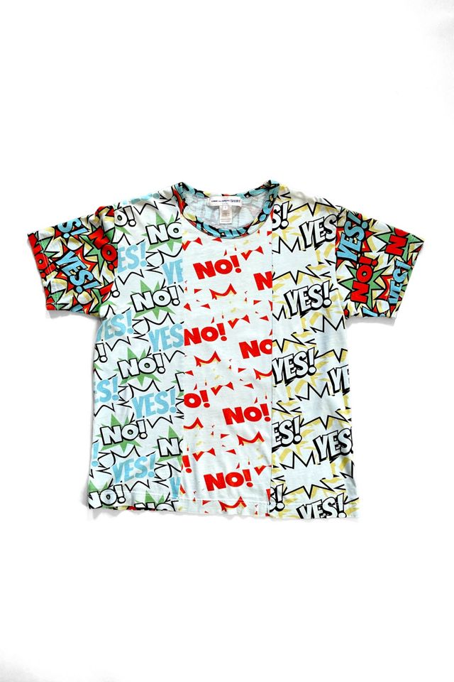 Vintage Comme des Gar ons All Over Comic Print T shirt Selected by