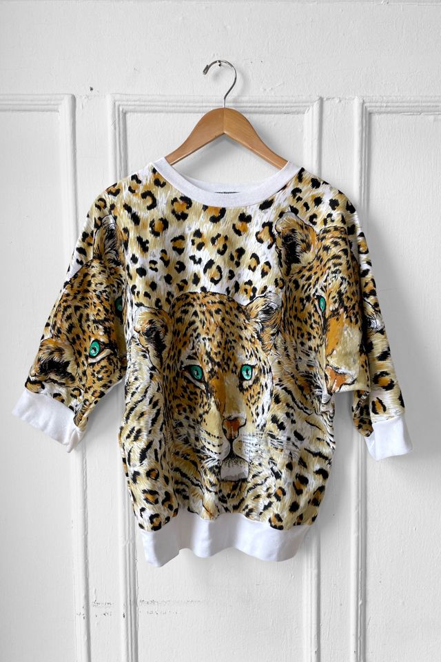 Free people store leopard sweatshirts