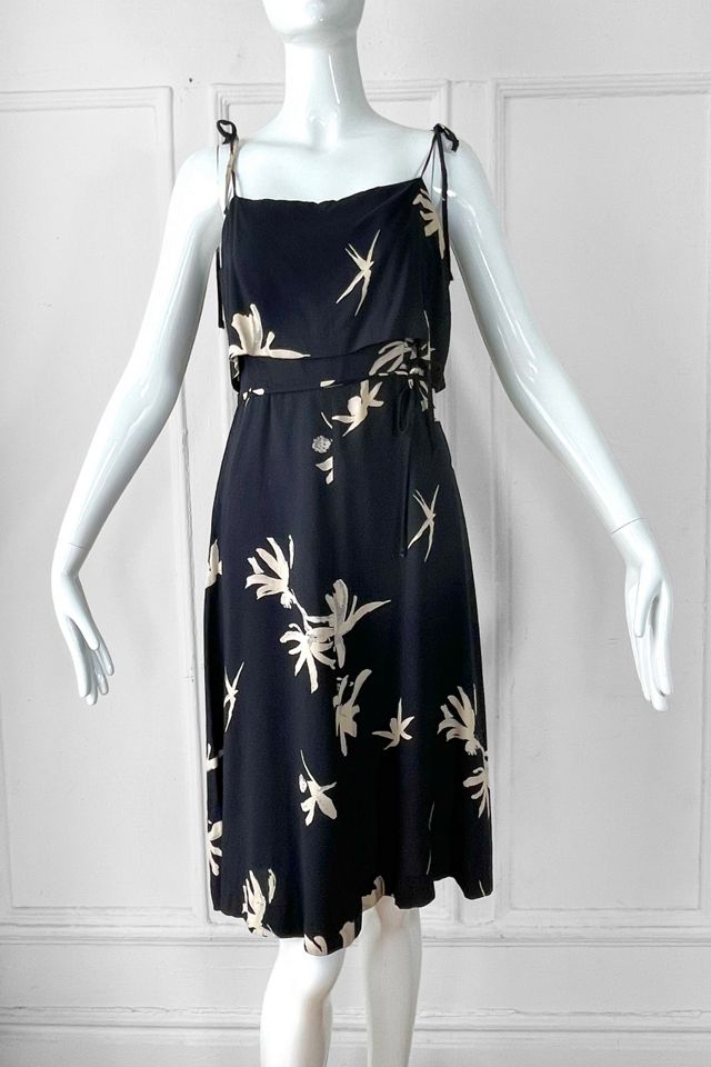 70s Graphic Floral Sundress Selected by MARMALADE #1