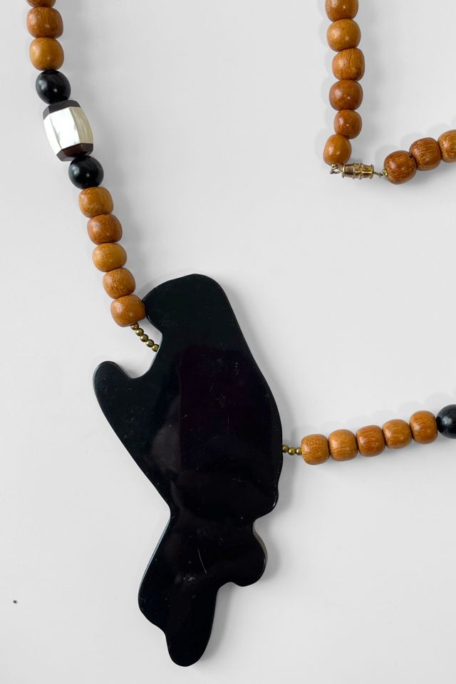 Vintage Inlay Parrot Necklace Selected by MARMALADE #3