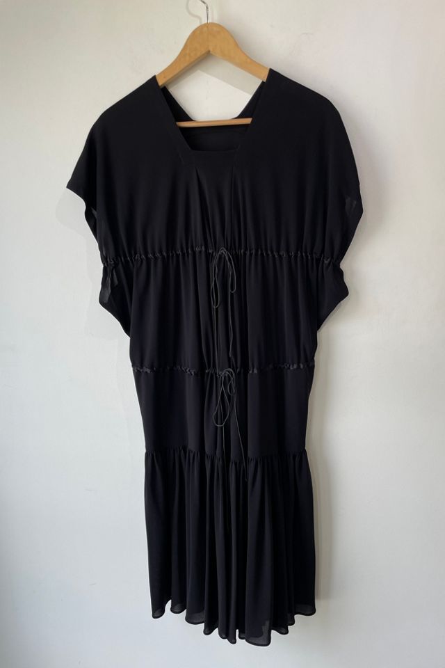 Alaia Black Loose Rayon Dress Selected by The Curatorial Dept. #2