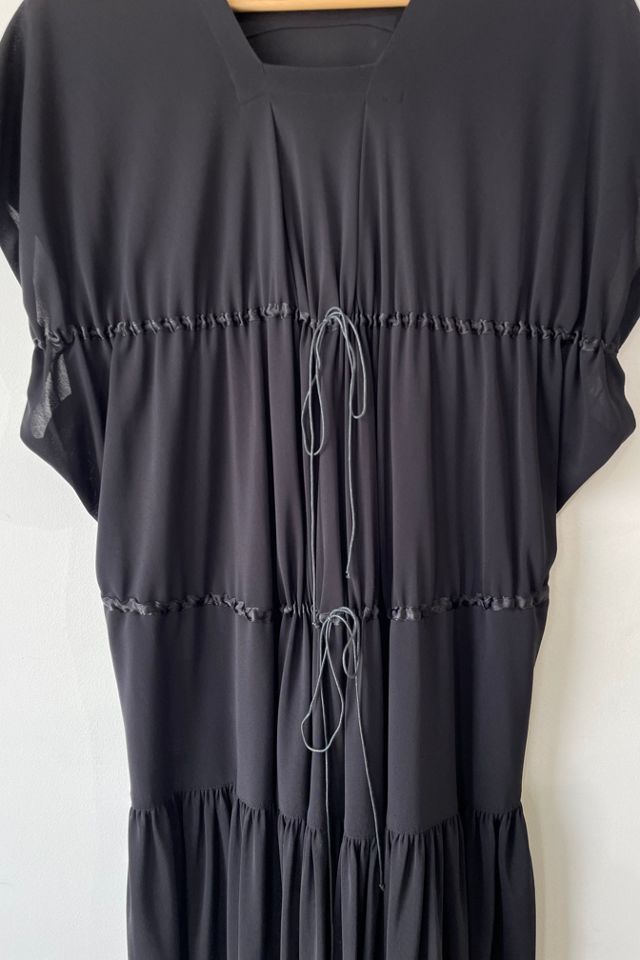 Alaia Black Loose Rayon Dress Selected by The Curatorial Dept. #3