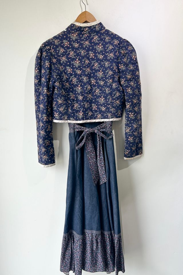 Vintage Gunne Sax Denim Dress and Jacket Set Selected by The Curatorial Dept. #1