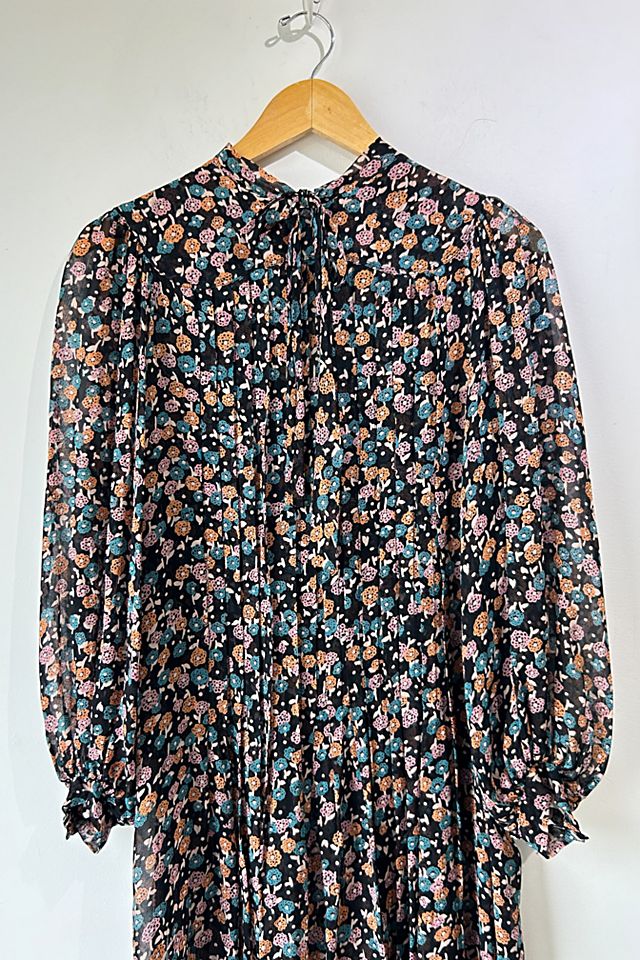 free people floral dress all a bloom satin slip maxi in multi sleeve sundress fashioned from a beautiful floral fabric. Free People floral embroidered puff