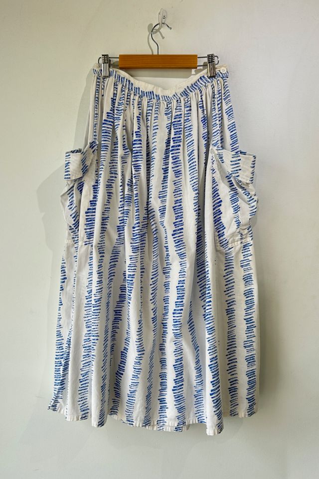 Vintage White 90s Skirt Selected by The Curatorial Dept. Free