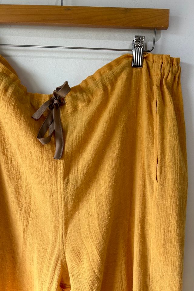 Free People We The Free Patti Pants Mustard Cropped Pants New Size