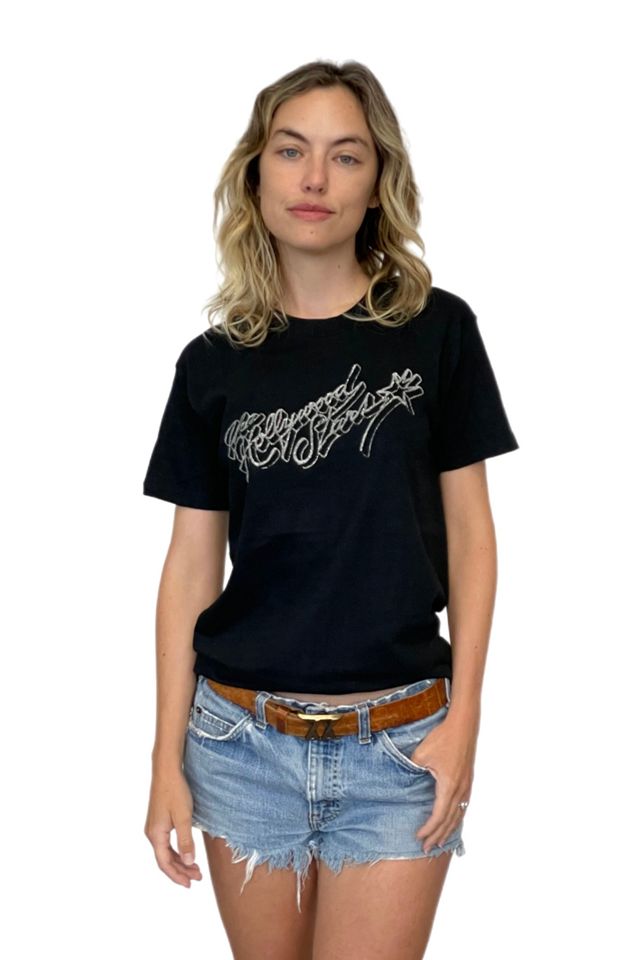 1970's Hollywood Stars Glitter T-Shirt Selected By Villains Vintage