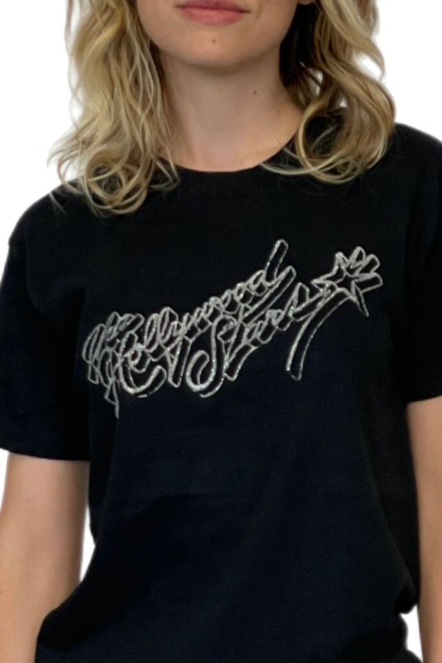 1970's Hollywood Stars Glitter T-Shirt Selected By Villains Vintage #1