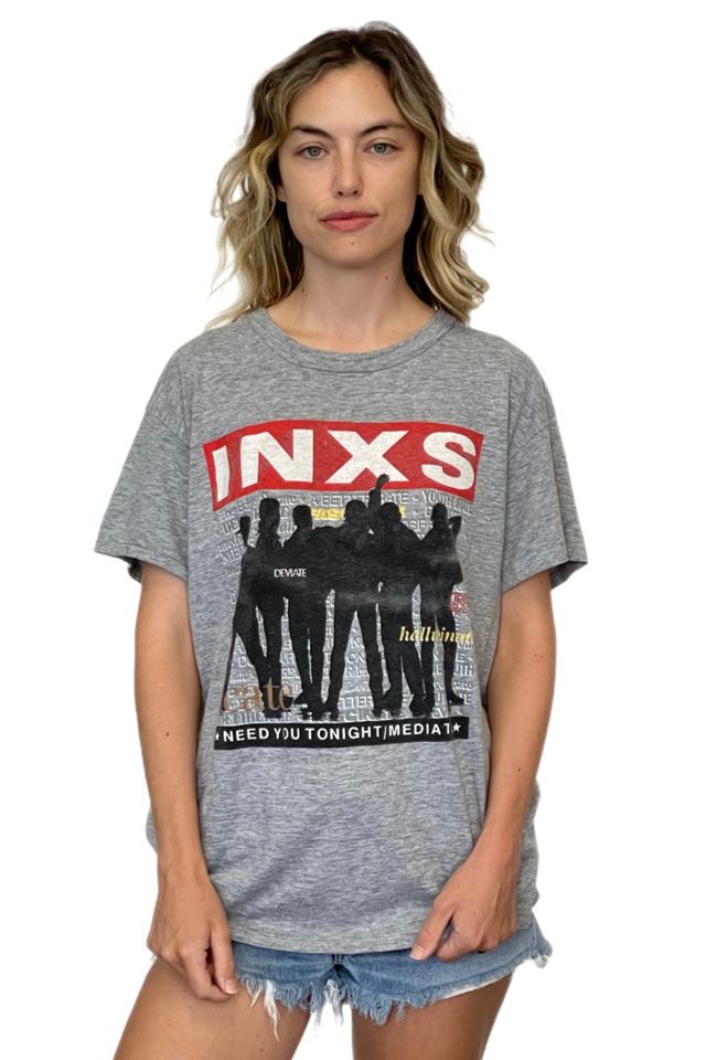 Vintage 1987 INXS Concert T-Shirt By Villains Vintage | Free People