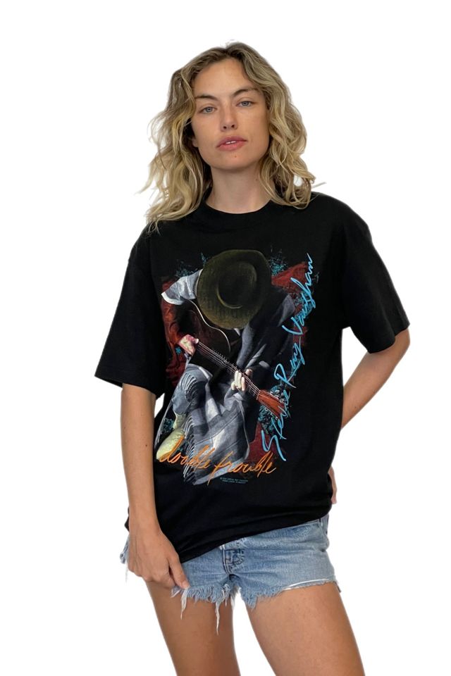 1989 Stevie Ray Vaughan Concert T-Shirt Selected By Villains Vintage