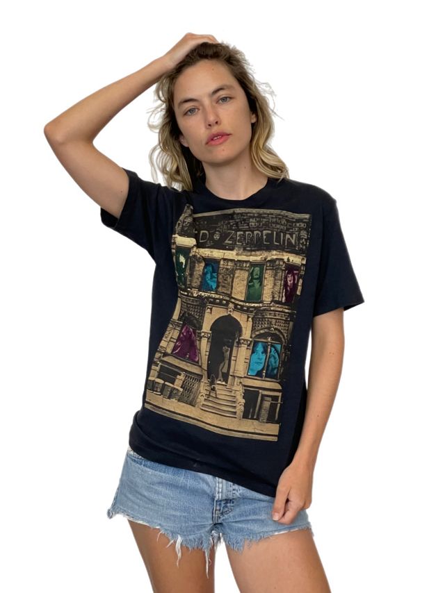 Led zeppelin outlet t shirt vintage