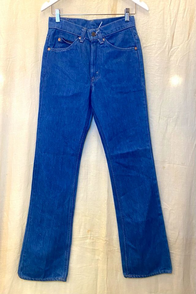 Deadstock 1980’s Medium Fade  Denim Orange Tag Levi's Selected by Nomad Vintage  #1