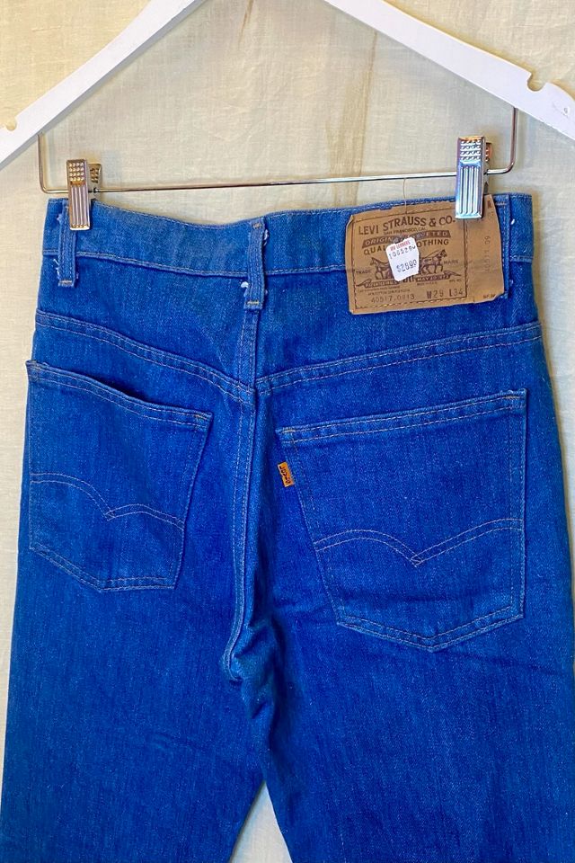 Deadstock 1980’s Medium Fade  Denim Orange Tag Levi's Selected by Nomad Vintage  #2