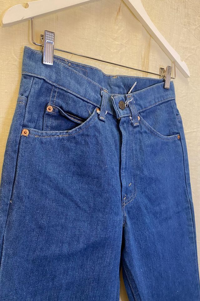 Deadstock 1980’s Medium Fade  Denim Orange Tag Levi's Selected by Nomad Vintage  #3