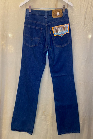 Deadstock Medium Wash Denim Saddleman Boot Levi’s Jeans Selected by Nomad Vintage