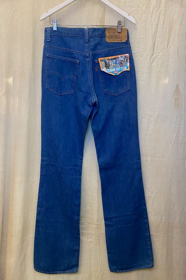 Deadstock 70s/80s Saddleman Boot Levi's Light Wash Jeans