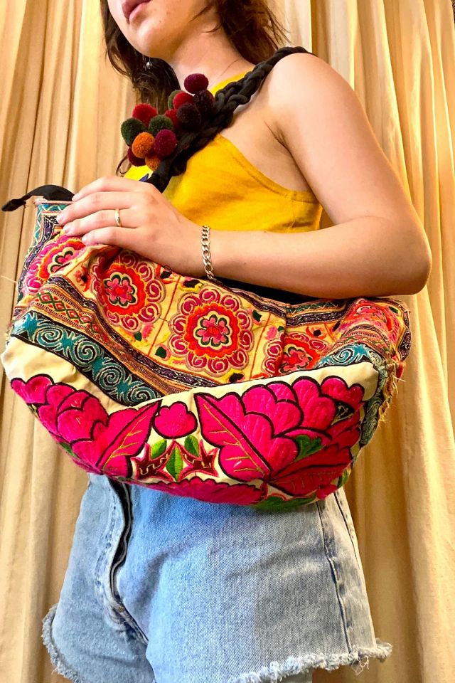 Colorful Embroidered Bohemian Shoulder Bag Selected by Nomad Vintage