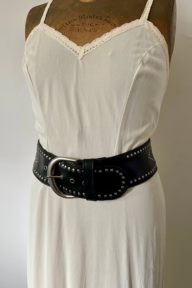 Wide 2024 studded belt