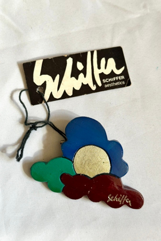 Deadstock 1970s Schiffer Cloud Pin Selected by Cherry