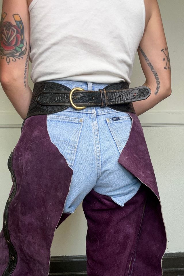 1960s Purple Suede Chaps Selected by Cherry #1