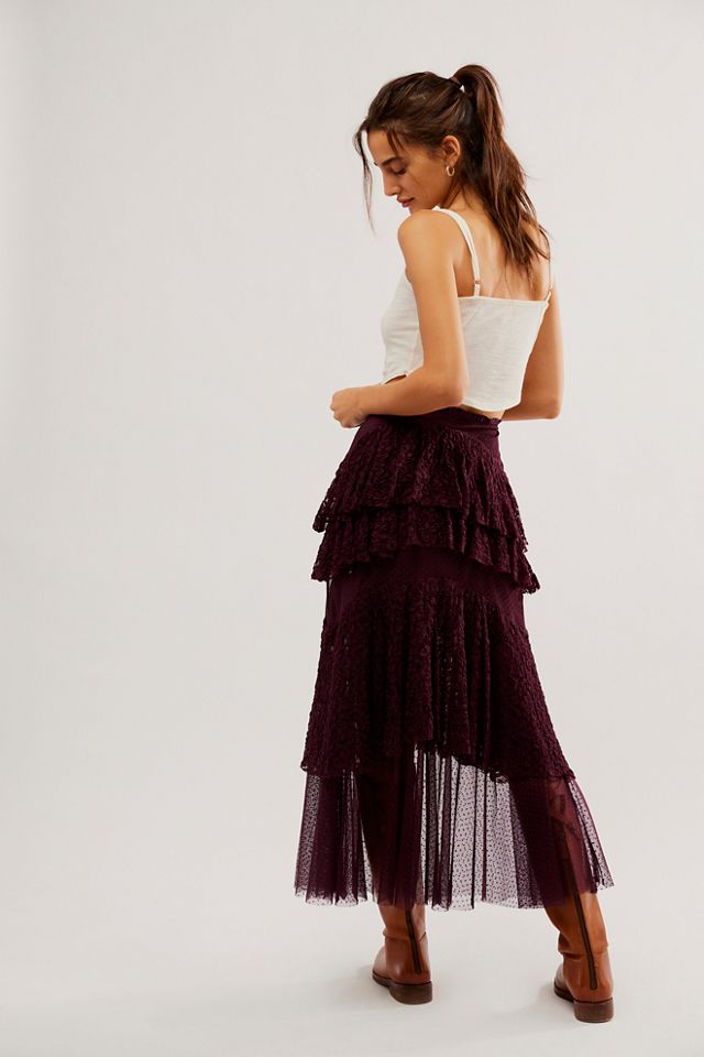 Lace In Love Maxi Skirt | Free People