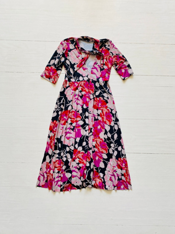 Vintage Rose Print Dress Selected by Atlantic Vintage