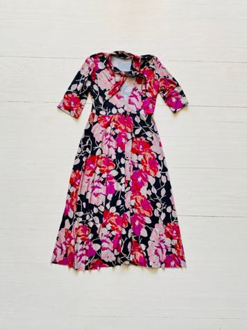 Vintage Rose Print Dress Selected by Atlantic Vintage