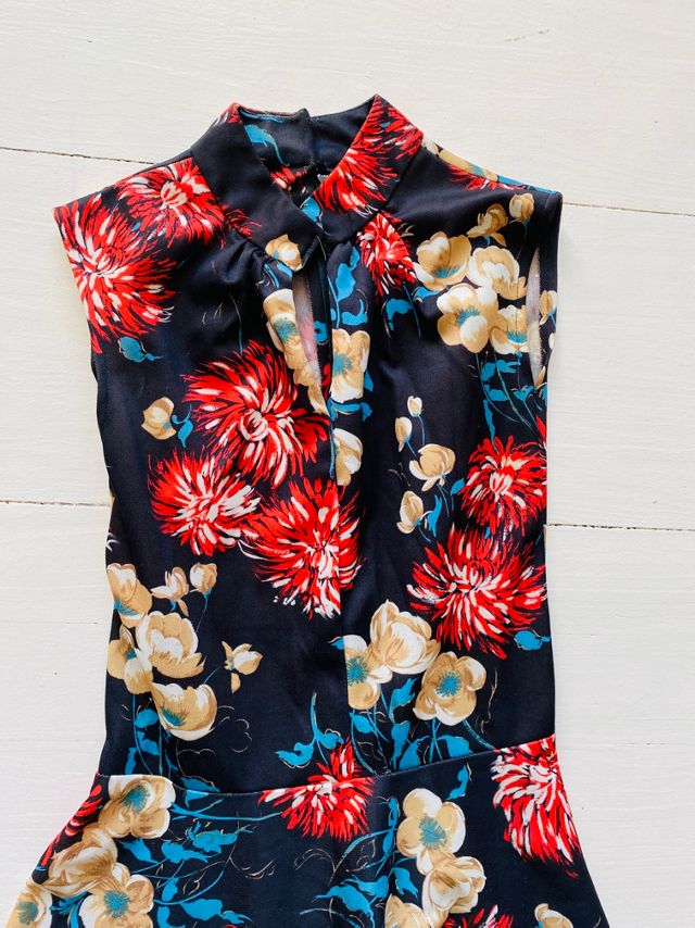 Vintage Red, White, and Blue 70's Dress Selected by Atlantic Vintage #1